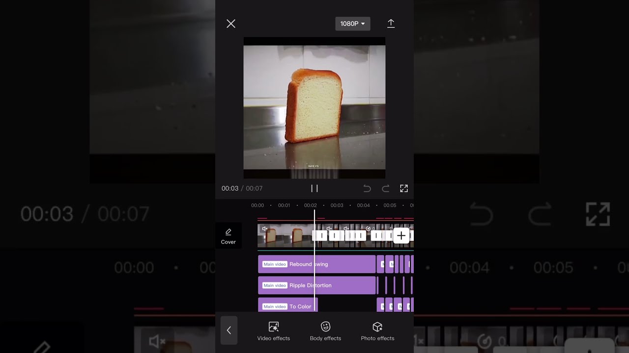 My Capcut Editing Steps Fyp Tiktok Recommended Popular Bread