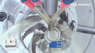 Efficient Machining of Titanium Alloy Impeller with a Diameter of φ100mm.