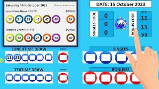 Dobbel UK 49 prediction for today on 16 October 2023