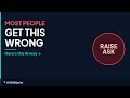 Most People Handle Raise Asks Wrong. Here Is the AI Way. #shorts