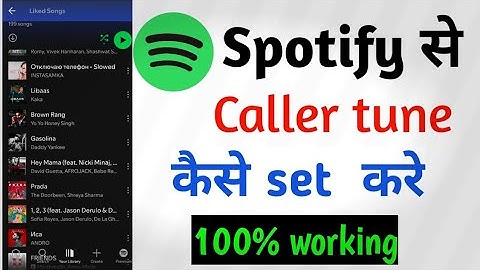 Spotify app se caller tune kaise set kare ||Spotify se ringtone kaise set kare#spotify #ringtone
