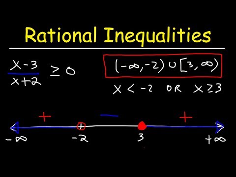 Video: How To Solve Rational Inequalities