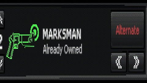How the Alternate Marksman isn