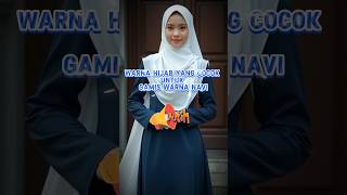 Warna Hijab Ini Cocok Dengan Gamis Warna Navy