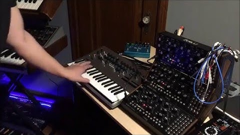 Korg Minilogue envelope clicking demonstration