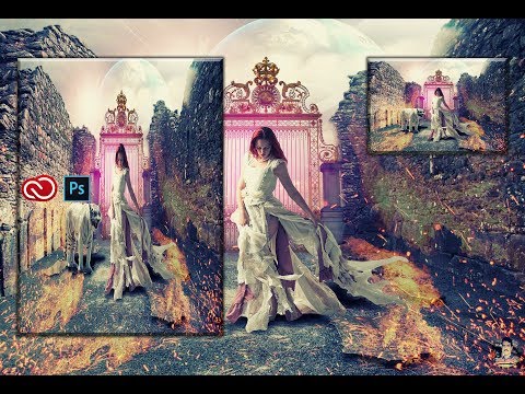 Enter in mysteries world photo manipulation  photoshop tutorial cc2018