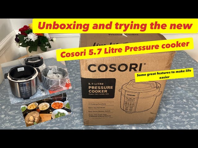 Cosori Electric Pressure Cooker Unboxing - multi cooker - cooking review -  top pressure cooker 