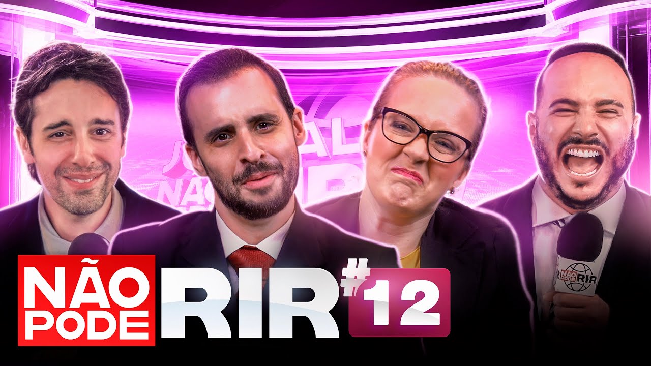 JORNAL NÃO PODE RIR com Marcos Castro, Luciana D'Aulizio, Ed Gama e Rafael Studart