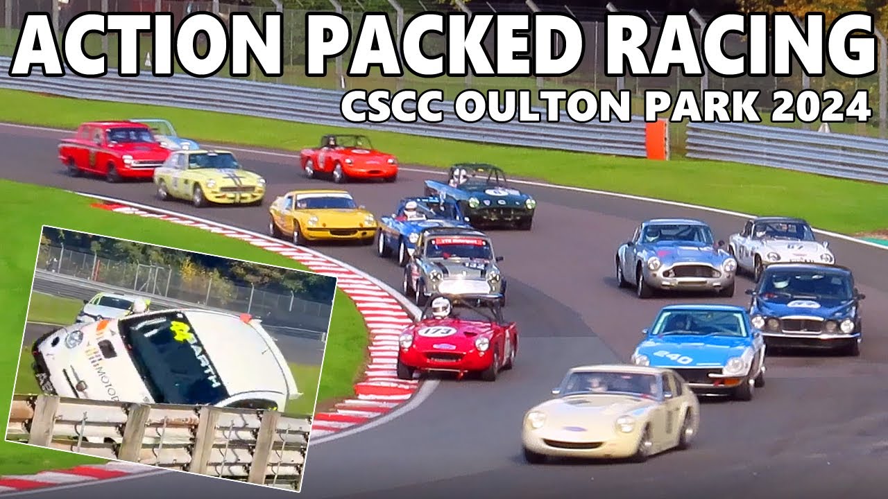 CSCC OULTON PARK | Classic sports car racing thrills & spills! - YouTube
