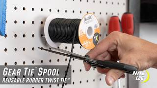 Gear Tie® Spool Reusable Rubber Twist Tie™