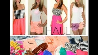 Summer HAUL 2014 ❤ Forever 21, Marshalls, Kohls, Shoplately