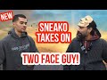 Sneako takes on two face guy! Sneako Vs Two Face guy | Speakers Corner | Hyde Park