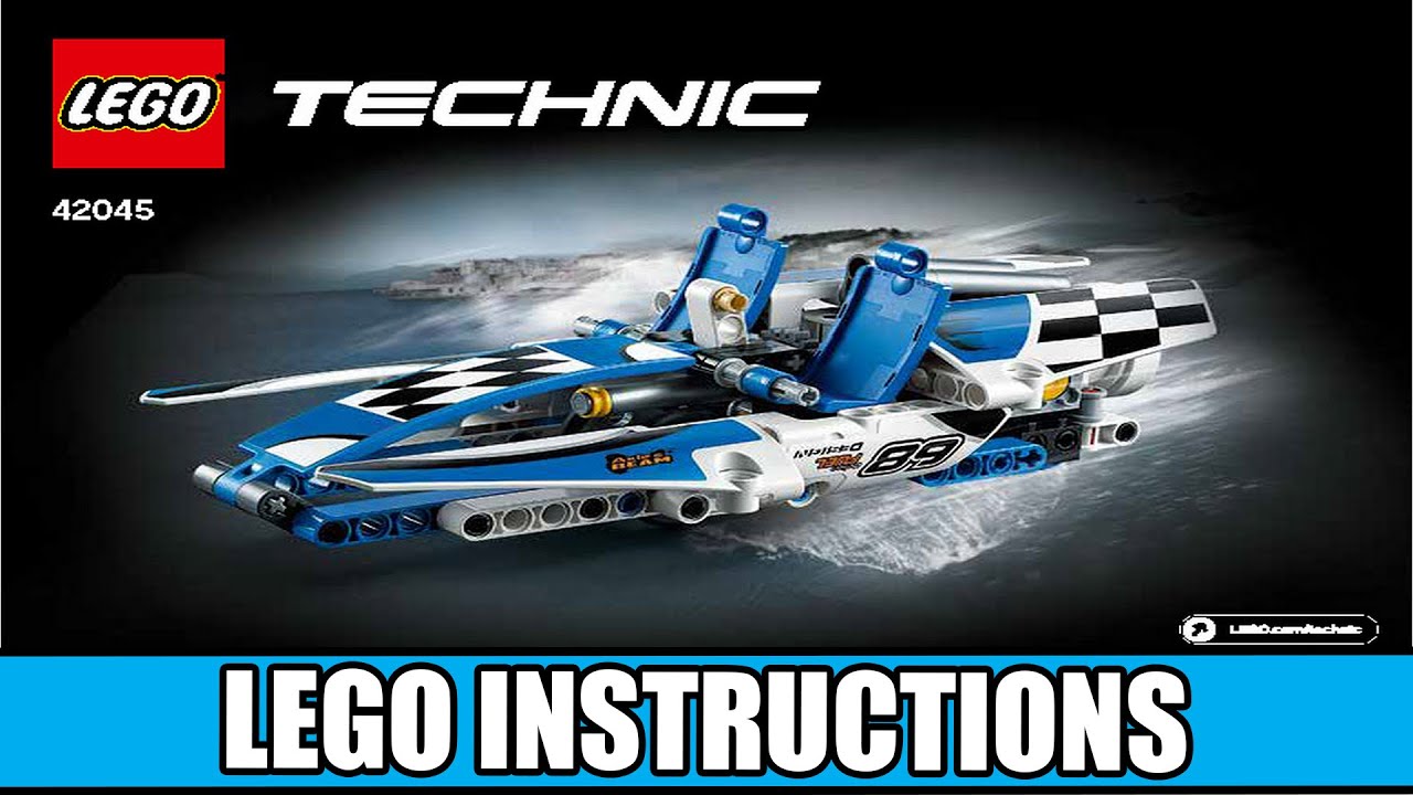 LEGO Instructions - Technic - 42045 - Hydroplane Racer