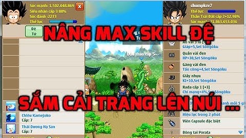 Ngọc Rồng Online - Nâng max skill đệ full 7 acc set songoku, Các cải trang nên mua để úp đệ hiệu quả
