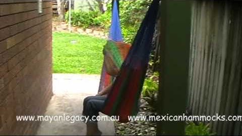 How to get into a hammock