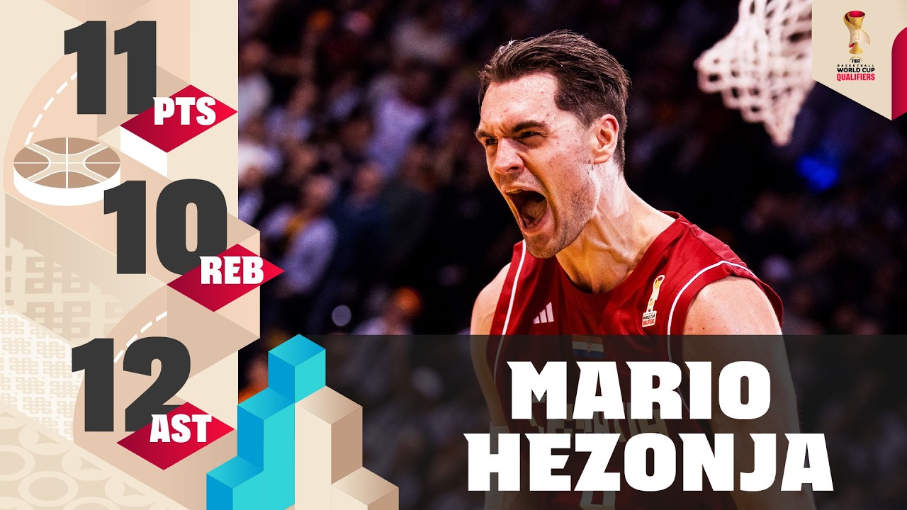 ๐ญ๐ท Mario Hezonja with his triple double | Full Highlights | #FIBAWC European Qualifiers