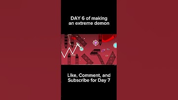 DAY 6 of making an Extreme Demon! #gd #foryou #geometrydash #geometrydashlevel #fypviralシ #level