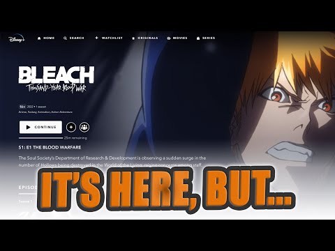 WHY DISNEY... 🤦 - BLEACH TYBW ANIME EPISODE 1