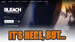 WHY DISNEY... 🤦 - BLEACH TYBW ANIME EPISODE 1
