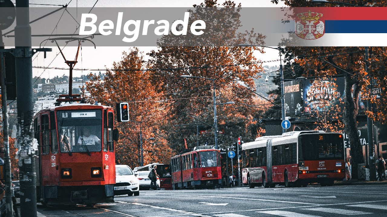🇷🇸 Автобусы и трамваи в Белграде