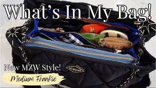 WHAT'S IN MY BAG | LOVE this NEW MZ Wallace Style!! Medium Frankie Review! | GatorMOM