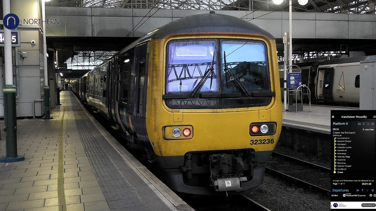 [Northern Class 323] Manchester Piccadilly to Crewe Via Stockport