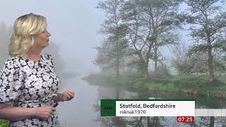 Weather images of the morning, Foggy & Sunny + Cornwall (Harry Billinge) (UK) - BBC - 25 April 2022