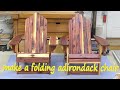 Make a folding Adirondack chair