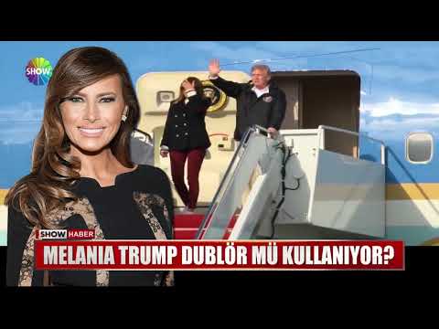 Melania Trump dublör mü kullanıyor?