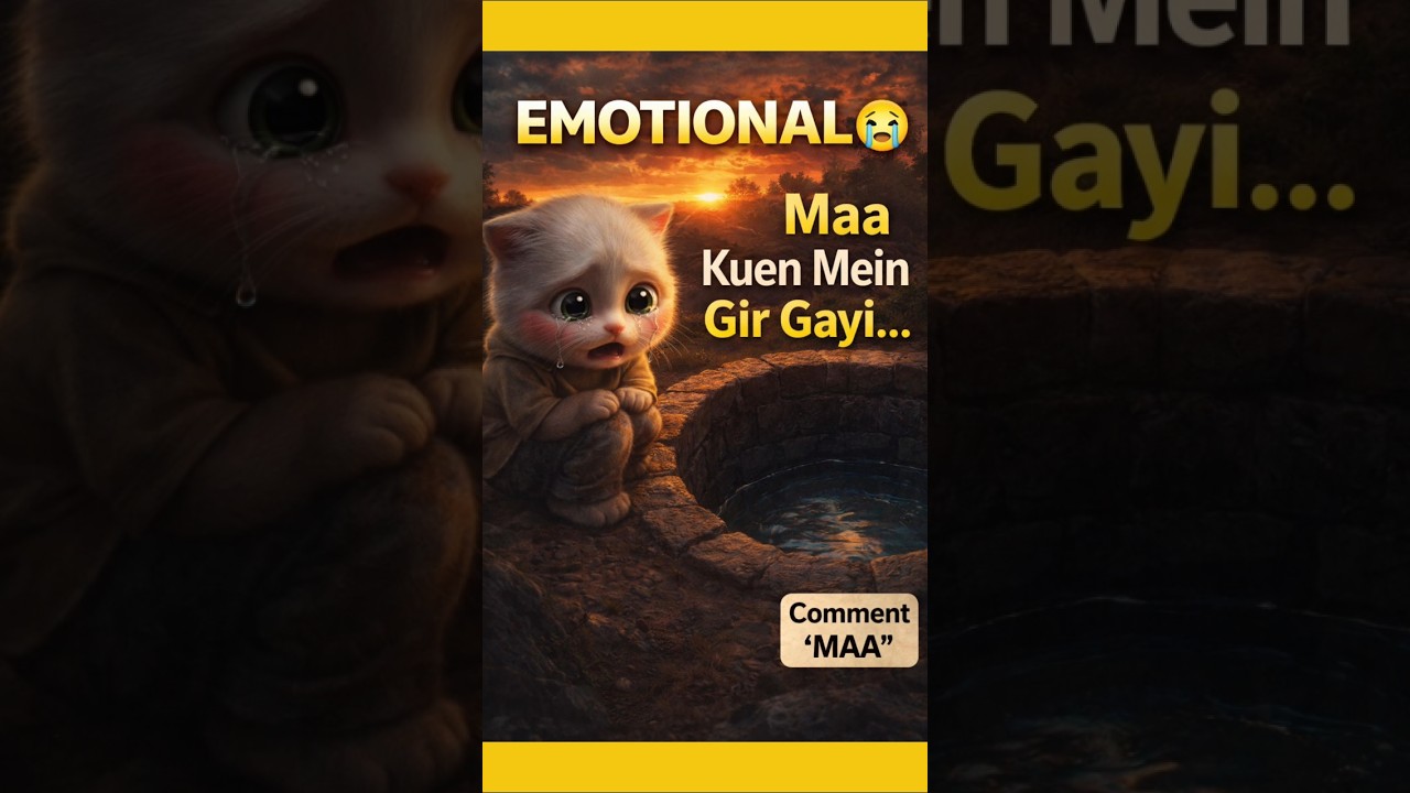 Maa kuen mein gir gayi… aur main kuch nahi kar paya 😭 