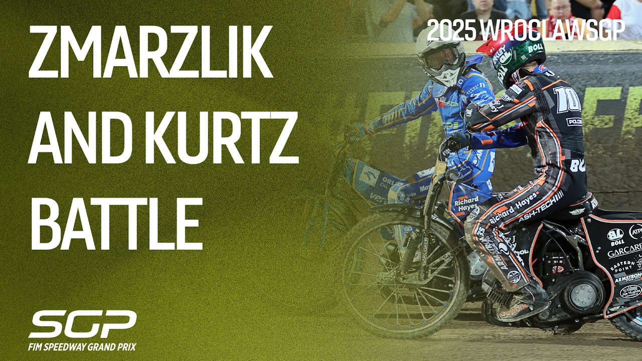 Zmarzlik and Kurtz Battle HARD | 2025 - WroclawSGP | FIM Speedway