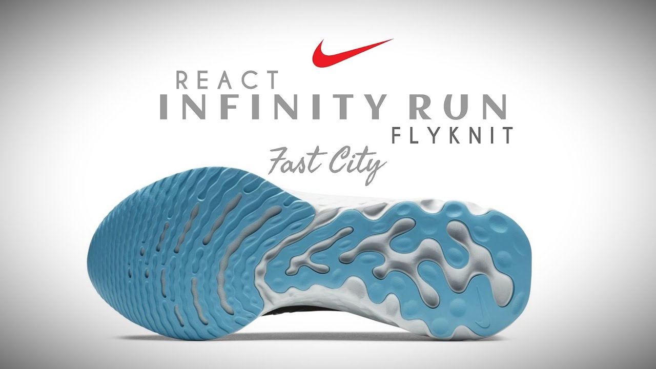 nike react infinity run flyknit fast city