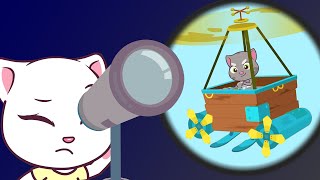 Talking Tom Friends & Minis - La Máquina Voladora | Dibujos animados divertidos para niños