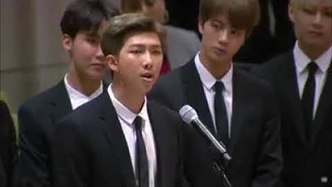 092418 BTS RM speech at United Nation