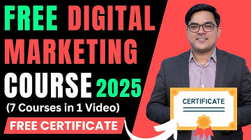 Free Digital Marketing Course with Certificate in Hindi 2025 - 7 Courses in One Video