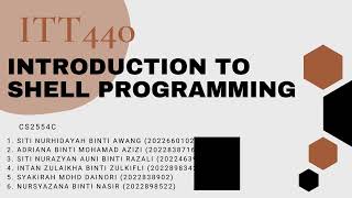 LAB 4 - INTRODUCTION TO SHELL PROGRAMMING
