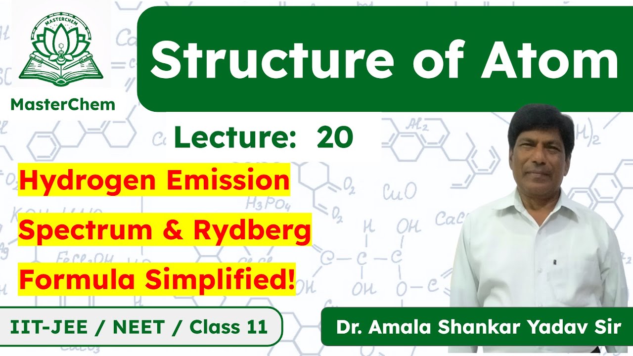 Class 11th: Hydrogen Emission Spectrum & Rydberg Formula Simplified ...