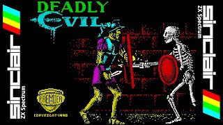 DEADLY EVIL (1990) Walkthrough, ZX Spectrum