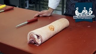 Stuffed Belly Porchetta using Specially Selected Pork