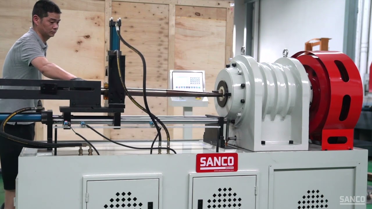 Máquina de estampación de conificación cónica formadora de tubos cuadrados