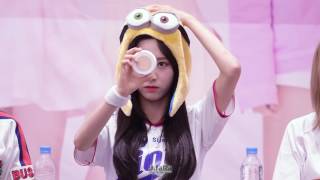 [4K]170702 우주소녀(WJSN) 미니언 모자 선의 (XUAN YI), 보나(BONA) 직캠(Fancam) By JJaGa @팬사인회 @하남 스타필드드