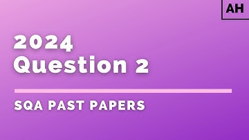 Advanced Higher Physics | SQA Past Papers | 2024 | Q2