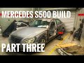 Mercedes S500 Build | Mercedes S500 Rear Door Replacement | Rebuilding Mercedes S500 Part 3