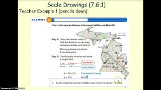7.G.1 Scale Drawings Part 1