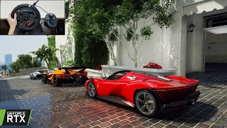 GTA 5 | 2022 Ferrari Daytona SP3 | American Gangster CONVOY
