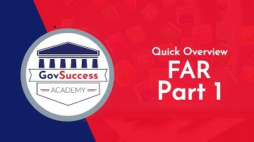 FAR PART 1 (Simplified) | Guaranteed Foundation for Federal Acquisition Success