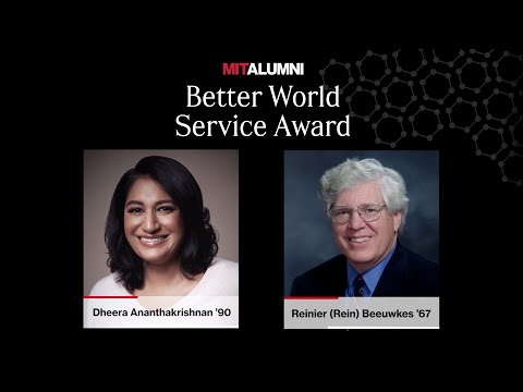 Congratulations to the 2022 MIT Alumni Better World Service Award Recipients