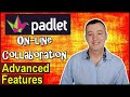 Online Collaboration-Padlet Advanced Features #Online Collaboration Tool