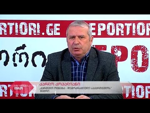 \"ქართული ოცნება-დემოკრატიული საქართველოს\" წევრის კარლო კოპალიანის პრესკონფერენცია