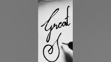 Great @Sachin Tendulkar in cursive writing|stylish cursive writing|#shorts